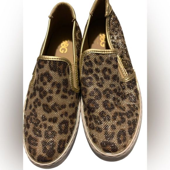 GBG Los Angeles Shoes - Guess leopard sparkle slip on shoes